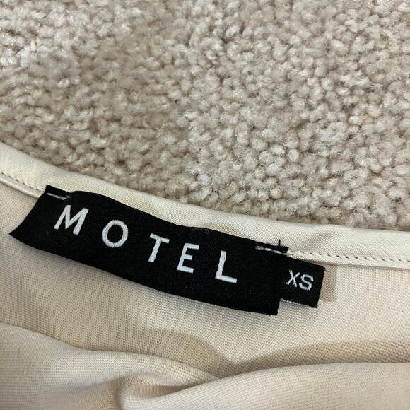 Champagne satin midi dress cowl neck, glam night out new year's - Picture 4 of 10